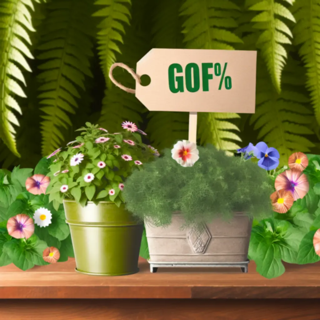 Baner z ofertą specjalną sklepu ogrodniczego PlantNesto.